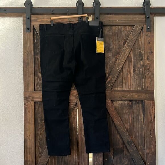 RXXKKK Men's Classic Regular Fit Zipper Fly Biker Jeans - Picture 6 of 16